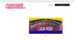 Desktop Screenshot of cajunfresh.com