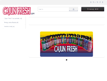Tablet Screenshot of cajunfresh.com